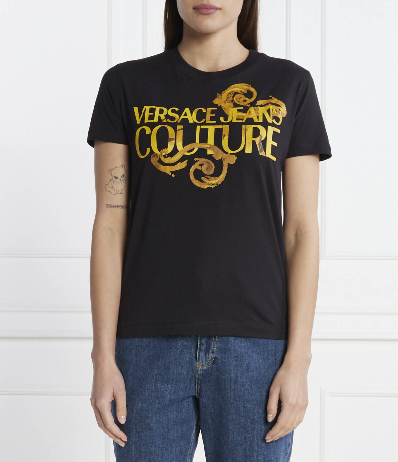 

Футболка Versace Jeans Couture Regular Fit, черный