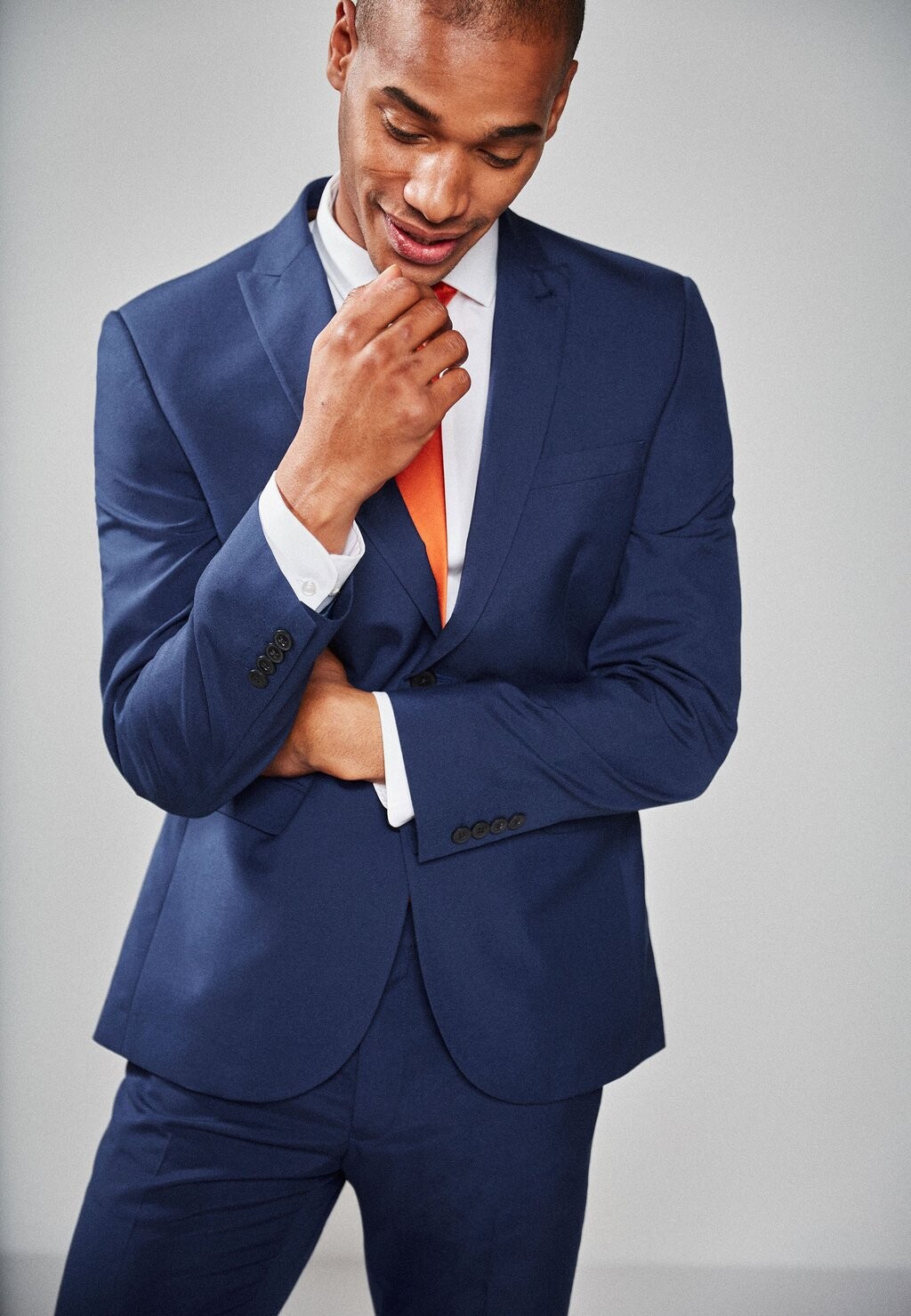 

Пиджак SLIM FIT 2 BUTTON Next, синий