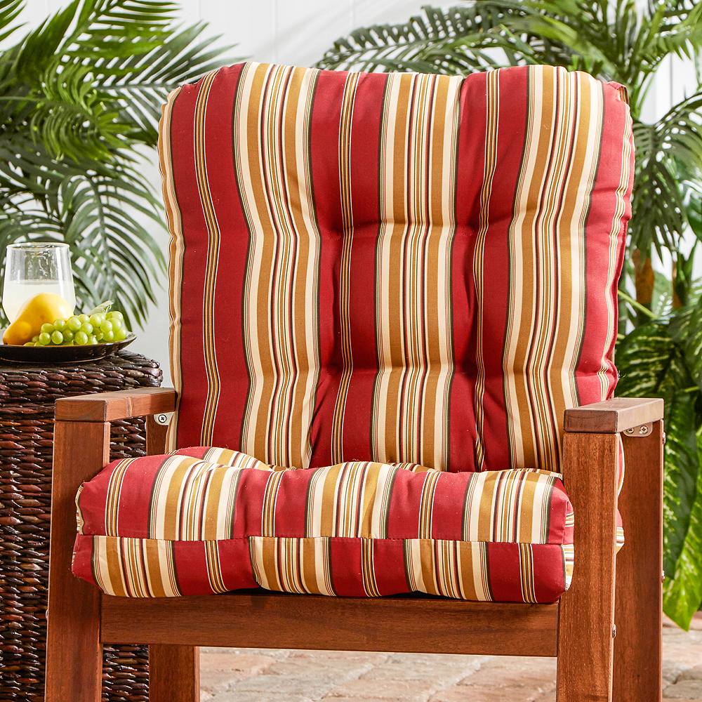 

Greendale Home Fashion Подушка для уличного стула на сиденье и спинку Greendale Home Fashions, цвет Roma Stripe