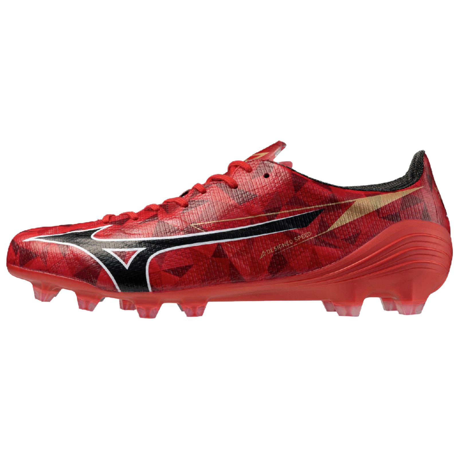 Mizuno Футбольные бутсы Alpha 2, устойчивые к истиранию, унисекс, красные