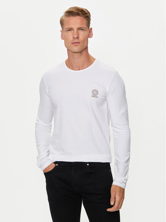 

Классический крой с длинным рукавом Versace, белый