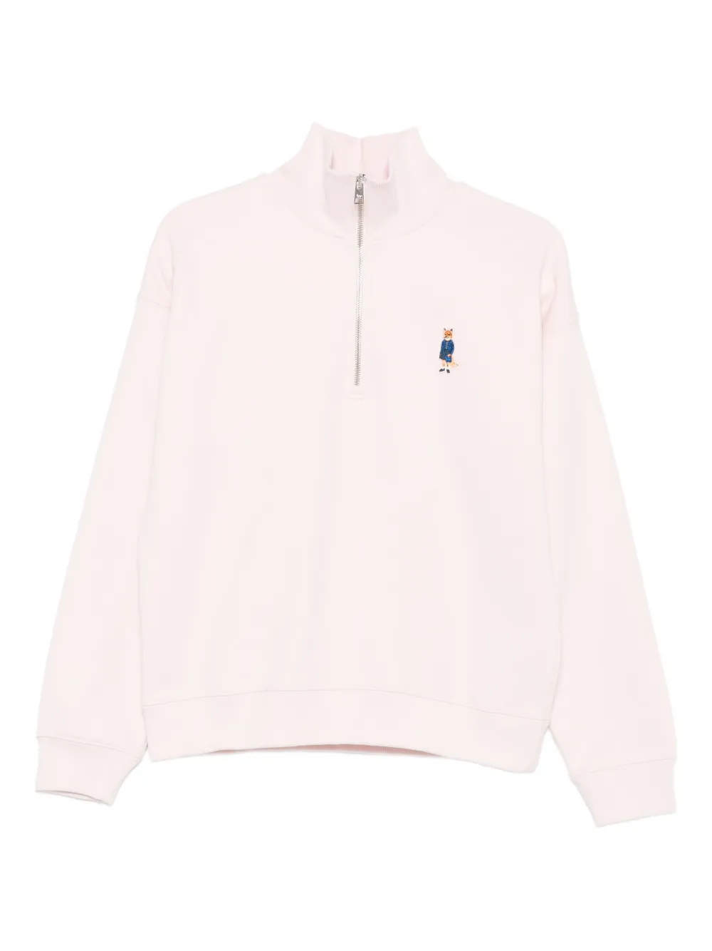 

Толстовка с вышитым логотипом Maison Kitsuné, розовый