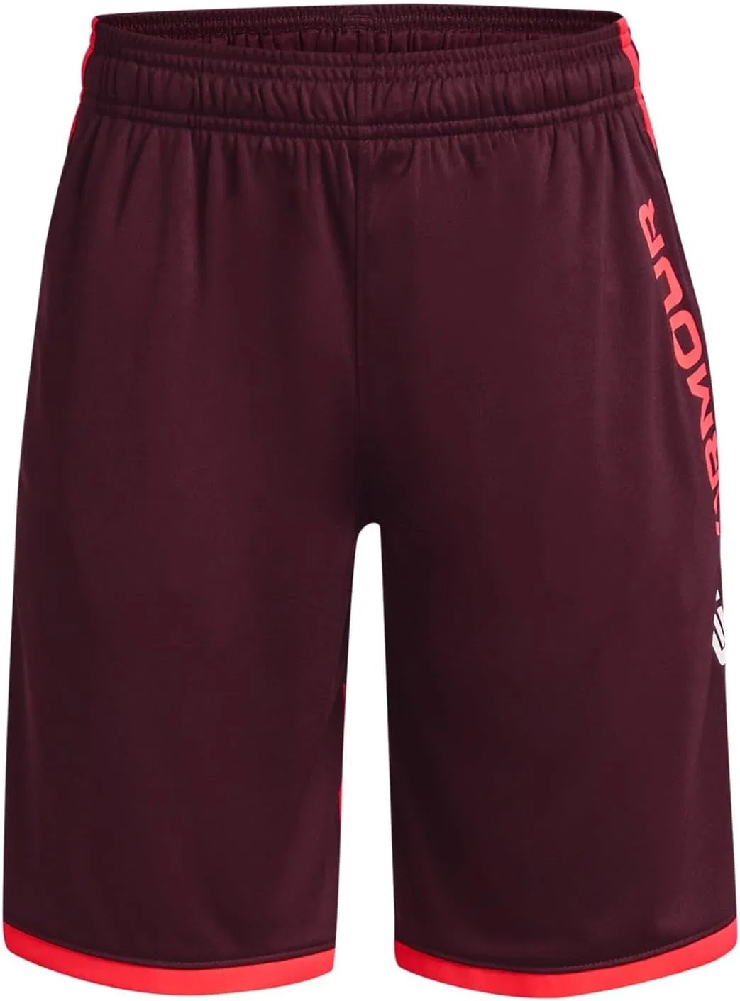 Детские шорты Under Armour Stunt 3.0, (602) Dark Maroon/Beta/White