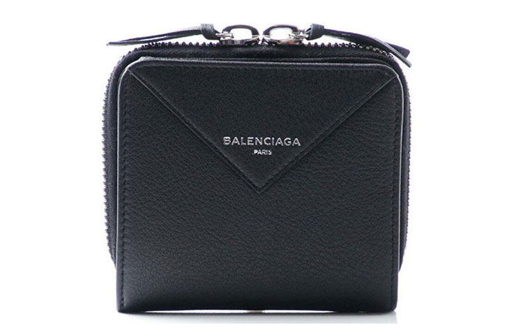 

Balenciaga Кожаная сумка-кошелек для монет, женская, черная