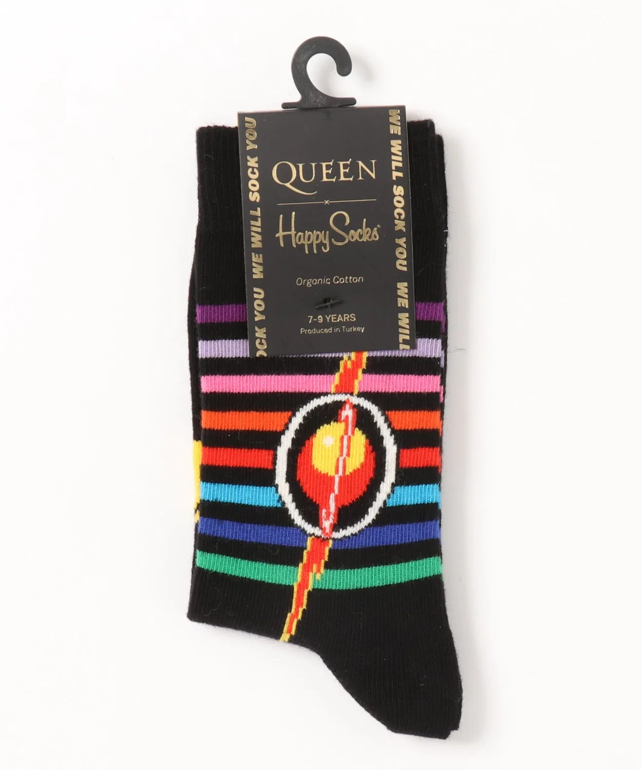 Носки HAPPY SOCKS QUEEN KIDS, детские, чёрные