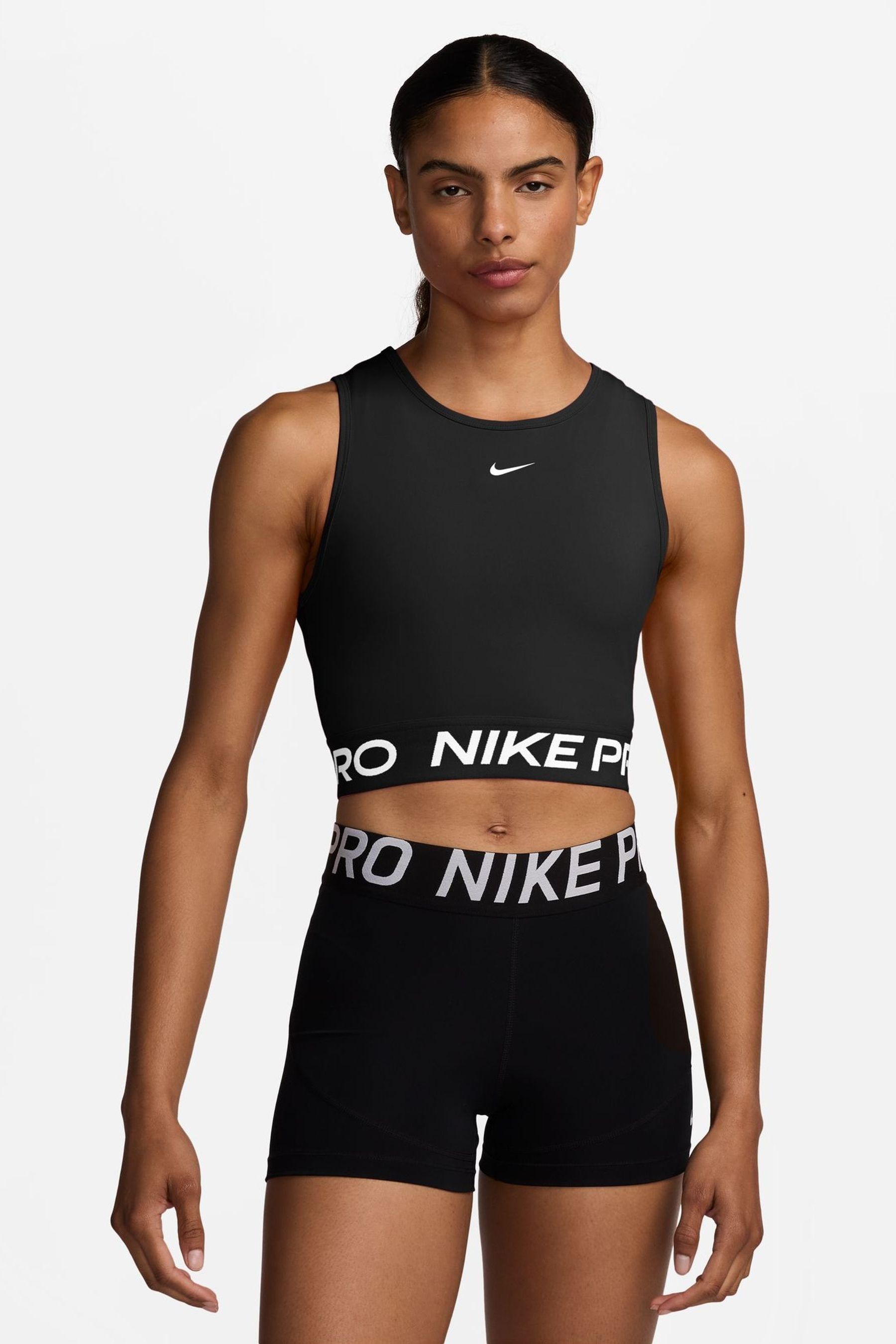 

Укороченная майка Pro 365 dri fit Nike, черный