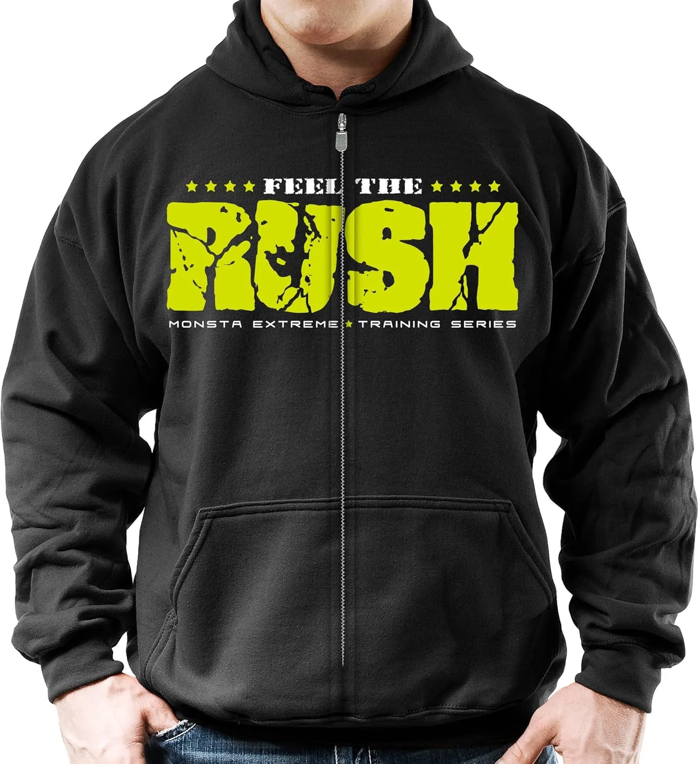 

Monsta Clothing Co. мужская спортивная толстовка с молнией для тренировок