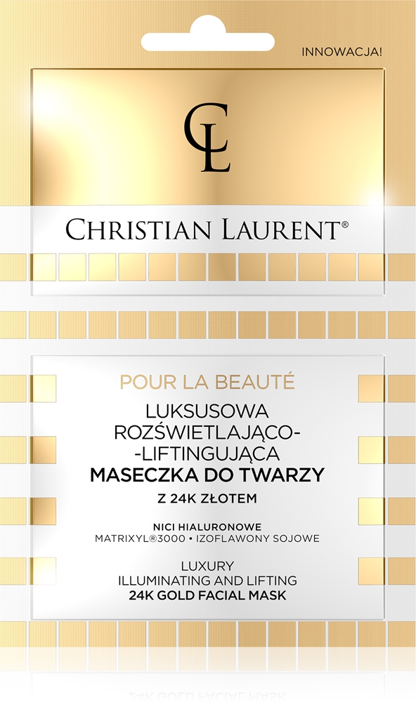 

Укрепляющая маска для лица Pour la beauté с увлажняющим эффектом Christian Laurent, 2× 5 мл