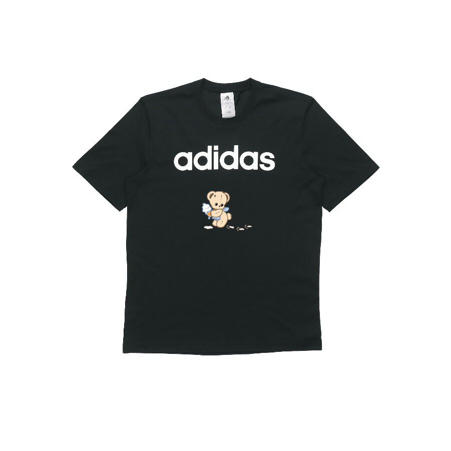 

Футболка унисекс черная Adidas, черный