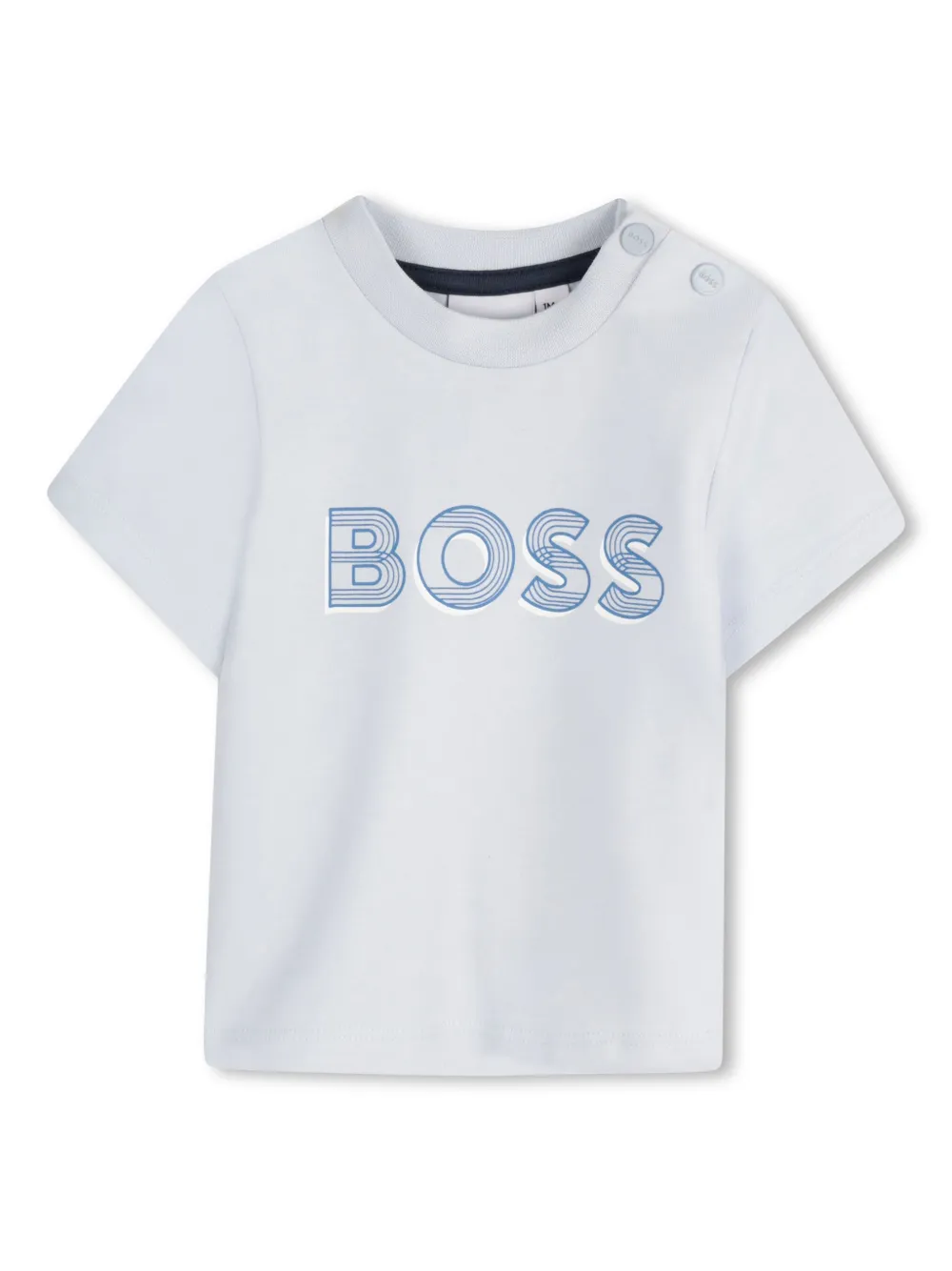 

Футболка с логотипом BOSS Kidswear, синий