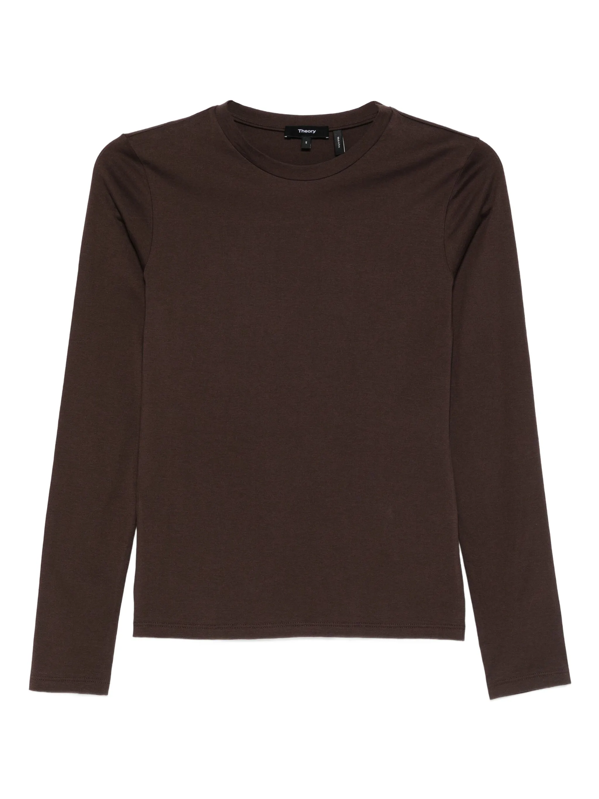 

Футболка с длинными рукавами Theory, коричневый