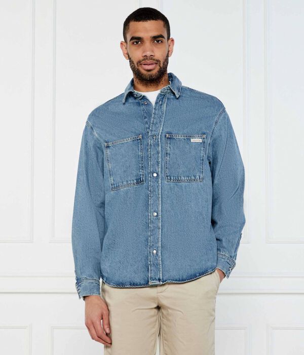 

Рубашка джинсовая Relaxed fit Calvin Klein Jeans, синий