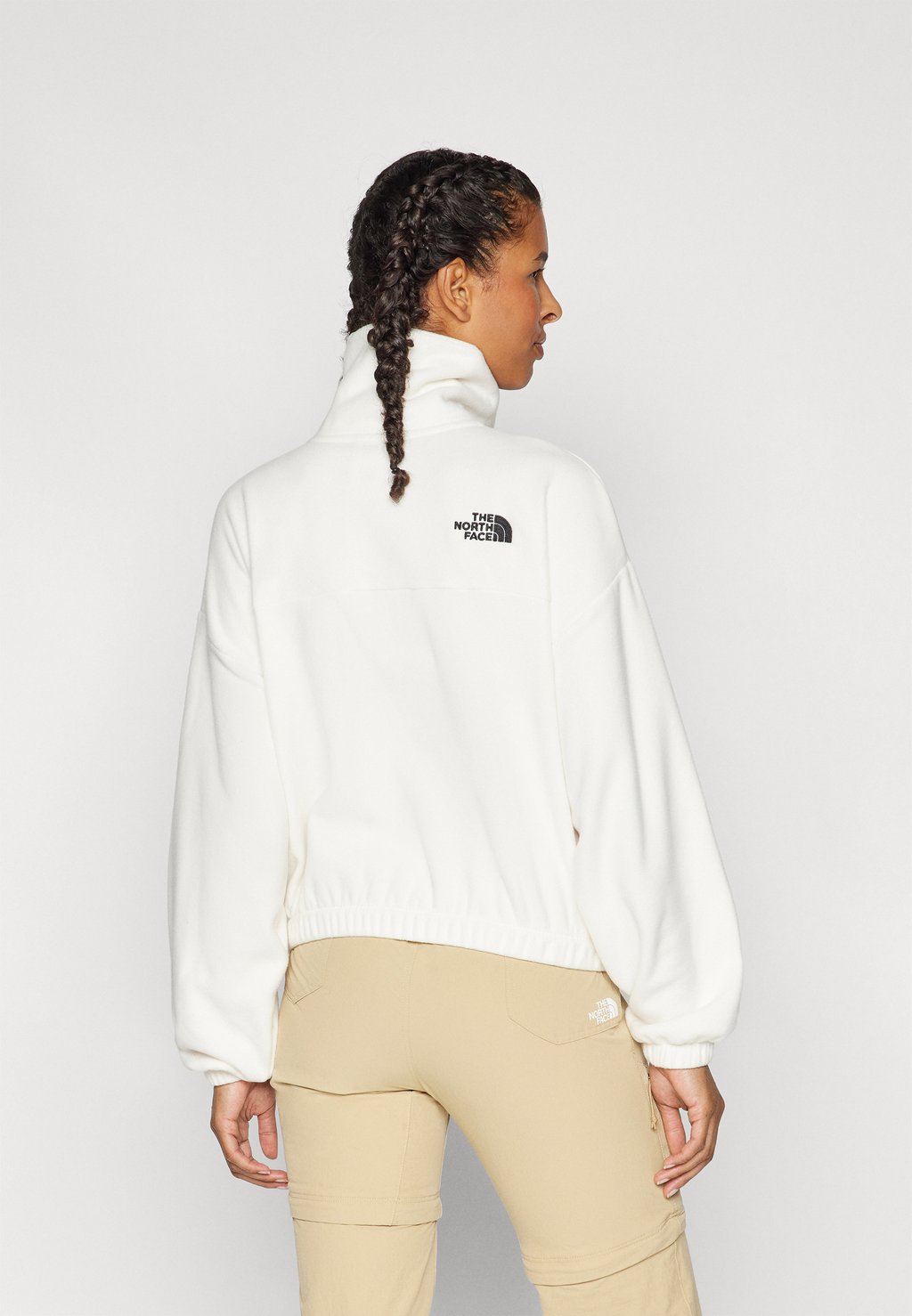 

Флисовый свитер GLACIER HALF ZIP The North Face, кремовый