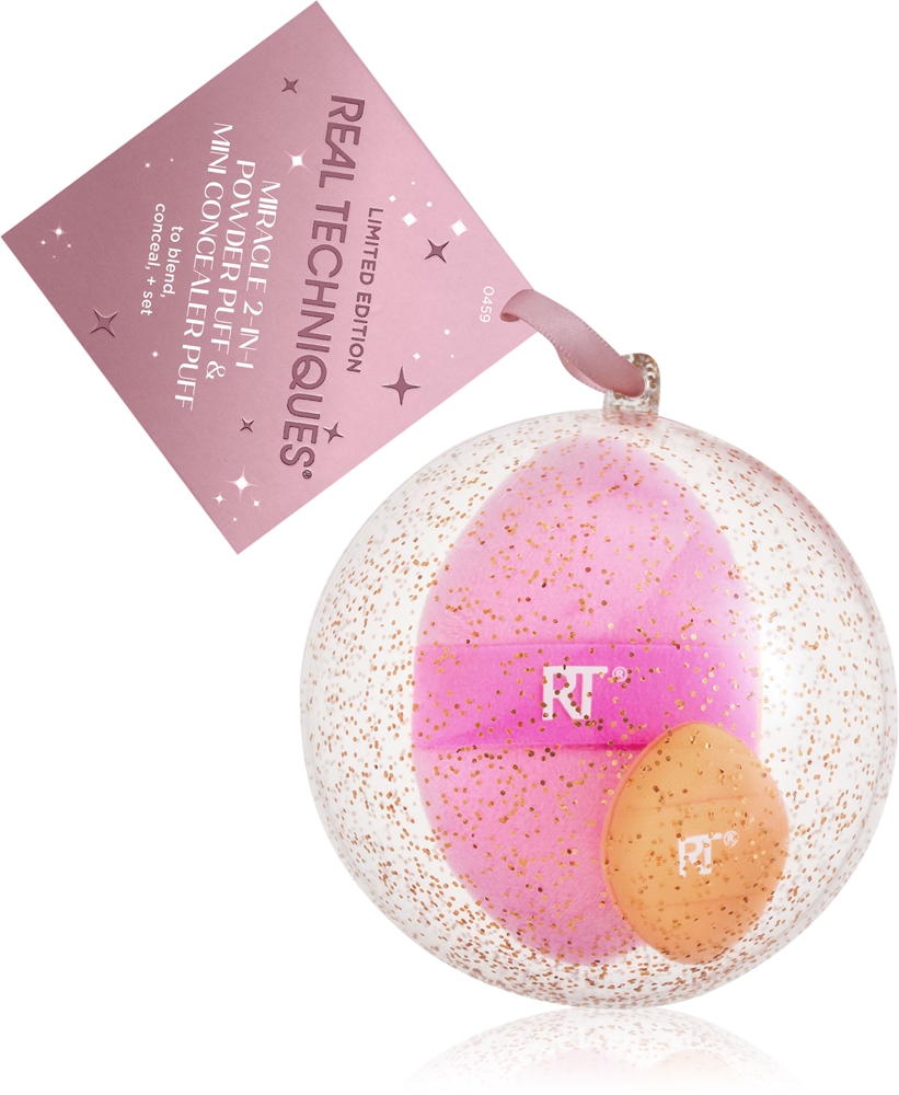 

Спонж для макияжа с пуховкой Miracle 2-в-1, 2 шт. Real Techniques, 2 шт