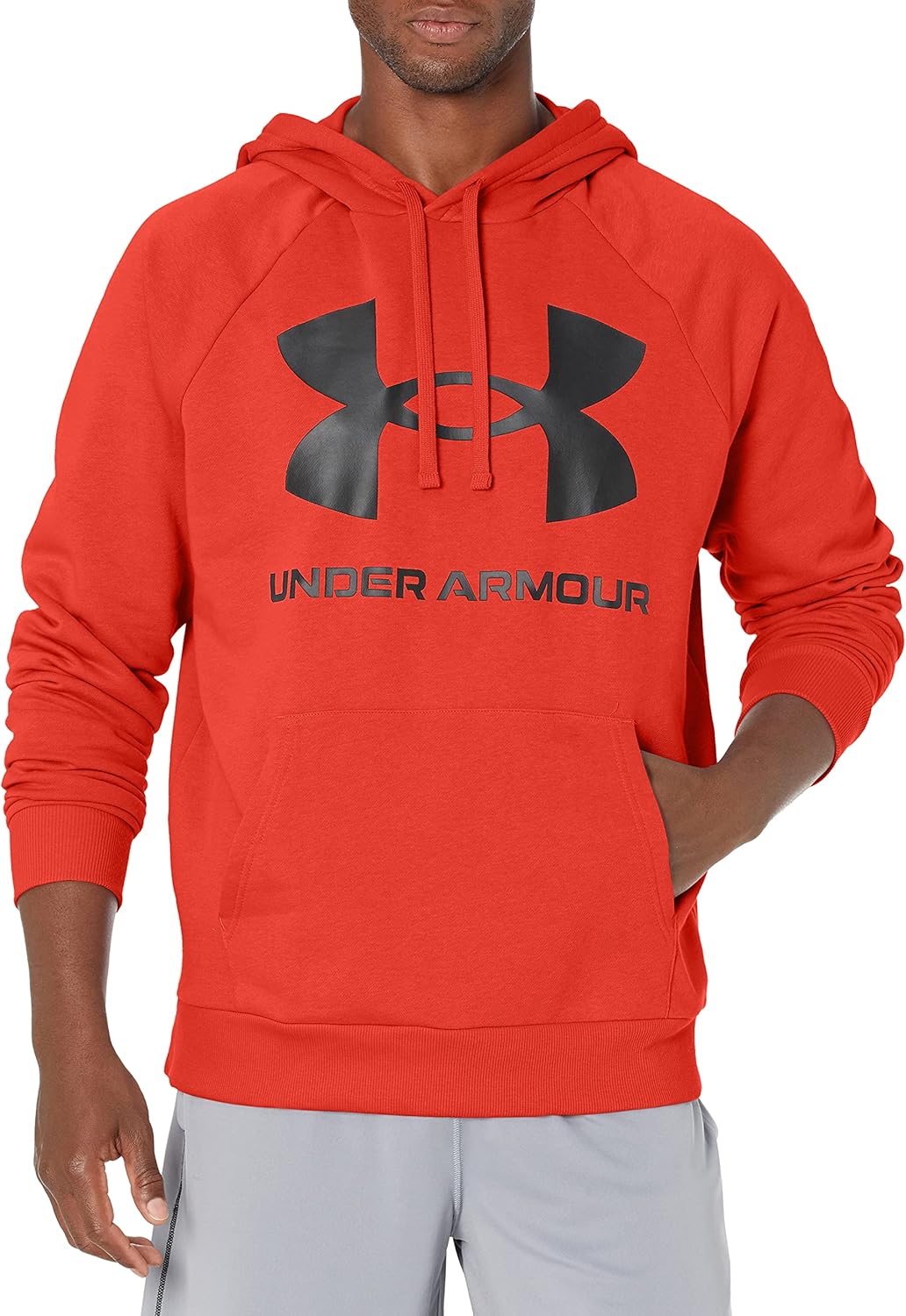 

Толстовка Under Armour Men's Rival Fleece Big Logo, Radiant Redblack
