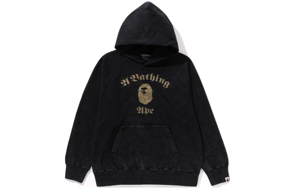 

BAPE Overdye Pullover Свободный крой с капюшоном A Bathing Ape, оранжевый