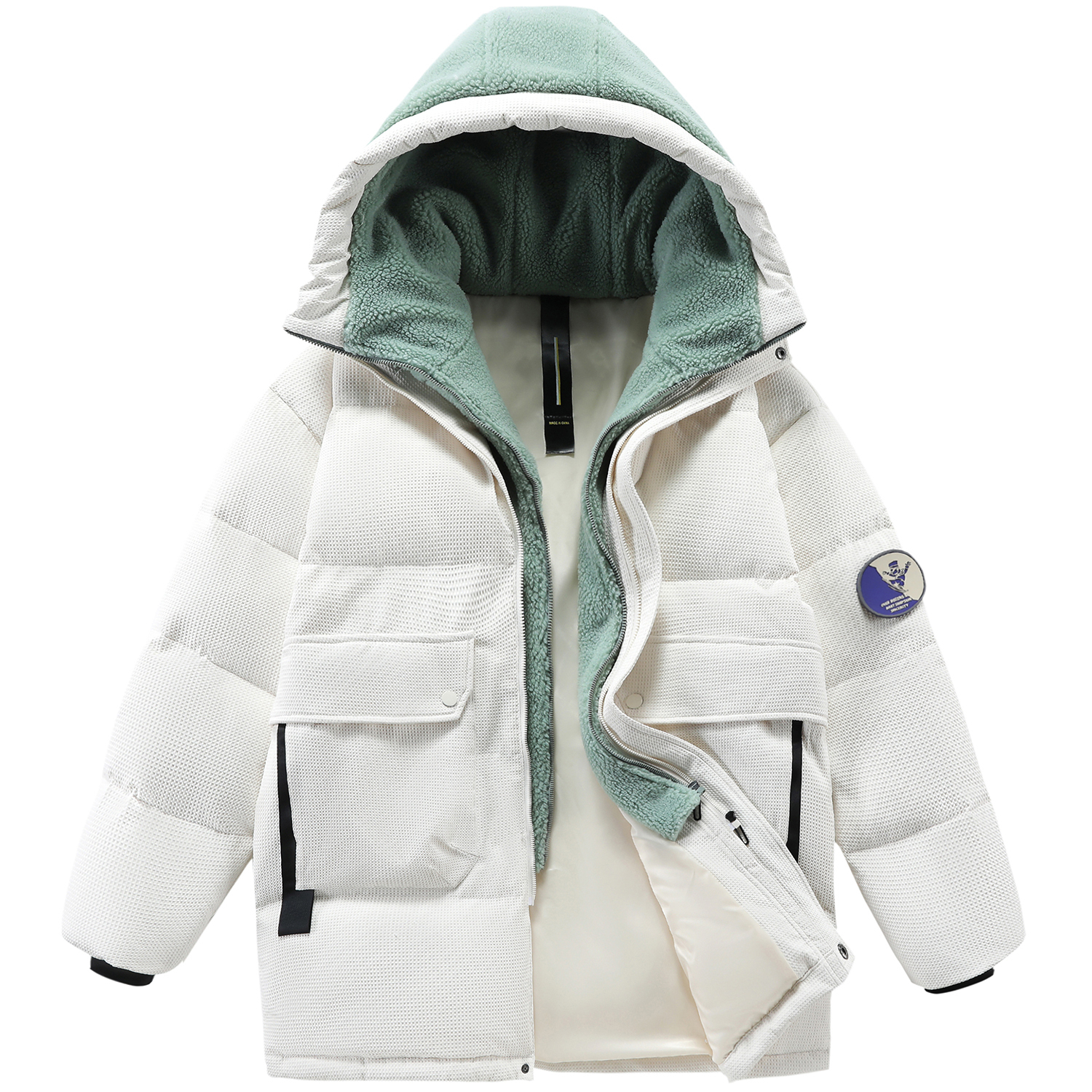 

Пуховик унисекс The Simpsons, черный (в комплекте один брендовый пуховик)