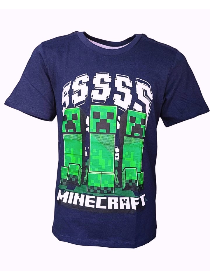 

Футболка Minecraft, темно-синий