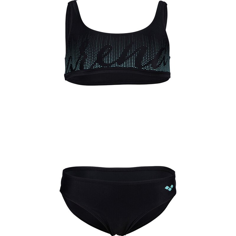 

Девушки в бикини, топ с изображением бикини Arena, черный