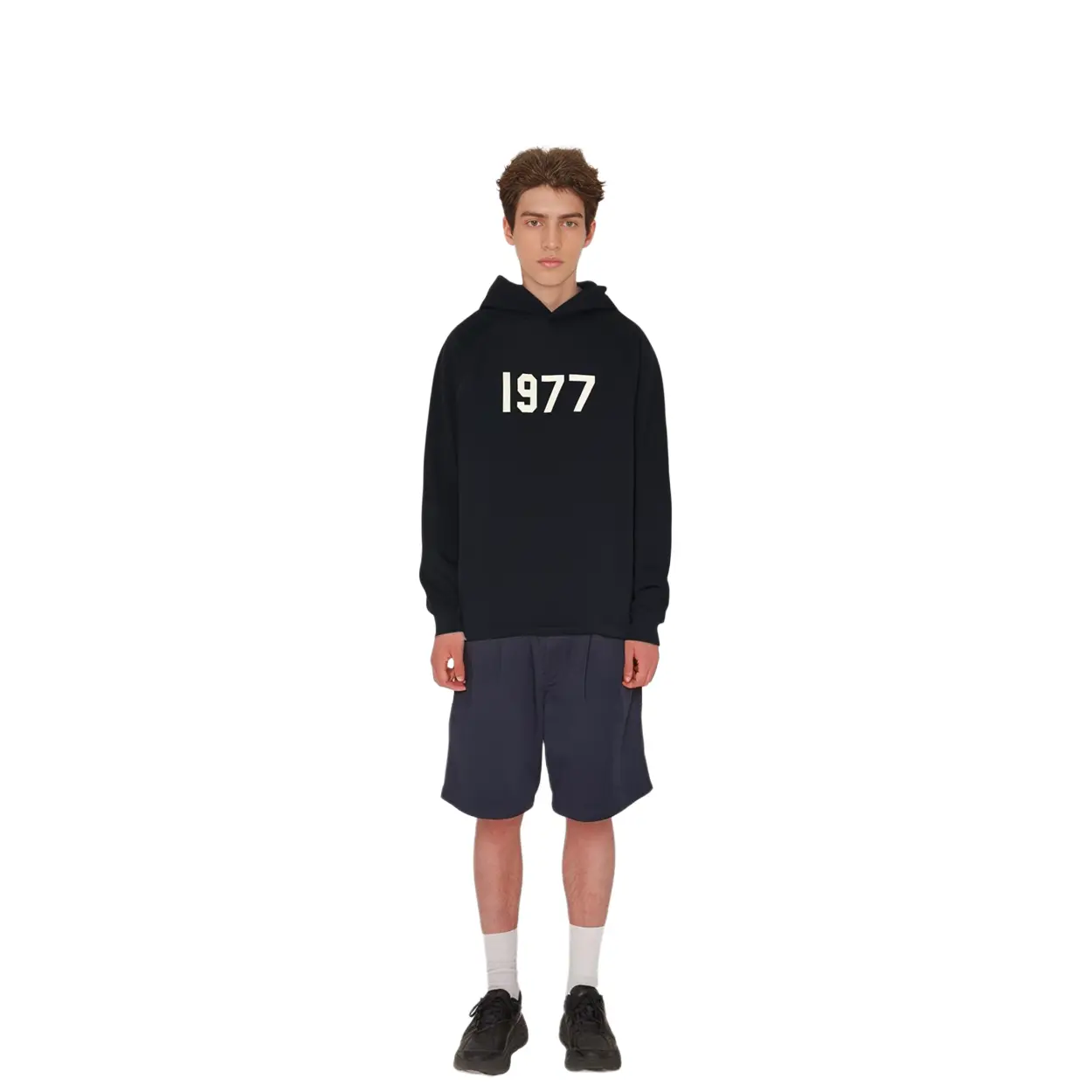 SS22 Толстовка мужская Iron Fear Of God Essentials, черный — фото 3