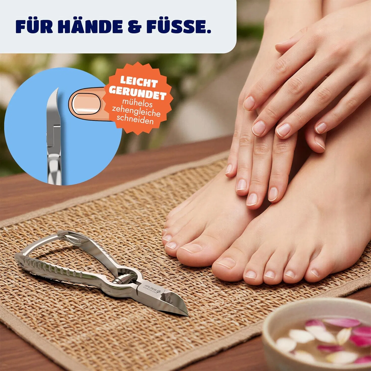 Профессиональные кусачки для ногтей Mr. Fuss из нержавеющей стали Mr. Fuss — фото 2