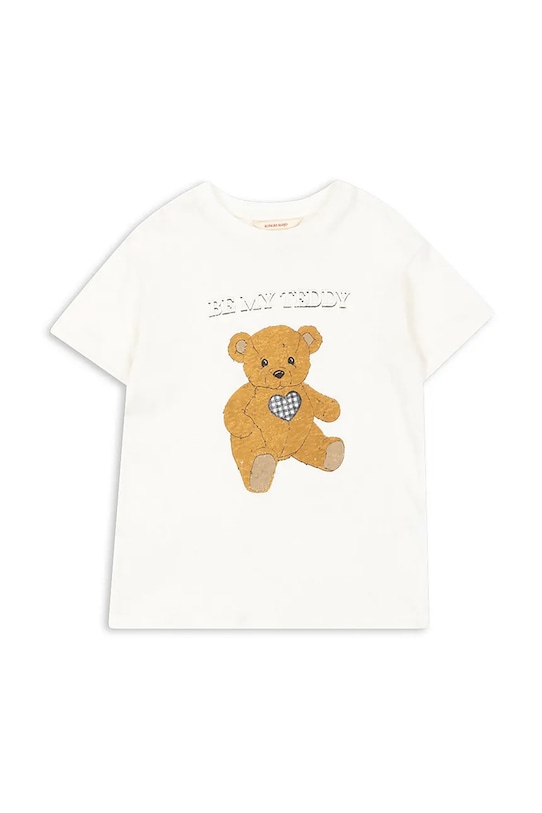 

Футболка с добавлением льна детская ERA TEE OCS Konges Sløjd, коричневый