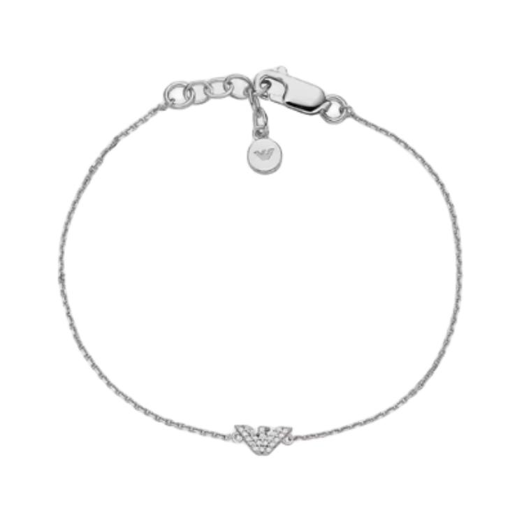 

EMPORIO ARMANI Серебряный браслет для женщин Silver