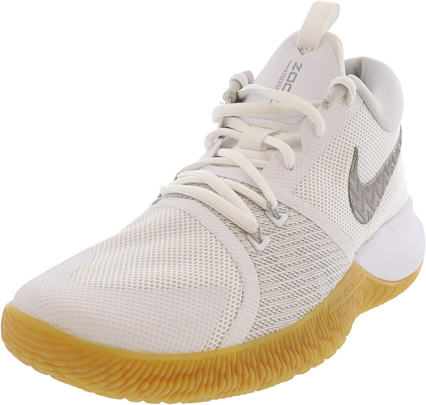 

Баскетбольные кроссовки Nike Zoom Assersion для мужчин, White, Light Brown