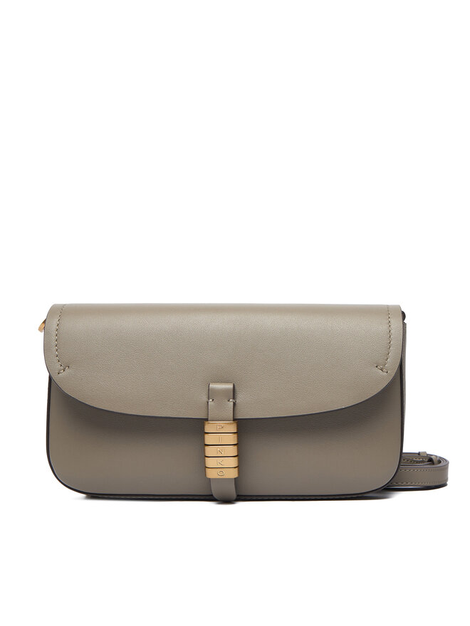 

Сумка через плечо PINKO Saddle Flat AI 25-26 PCPL 105349 A1ZX, серый