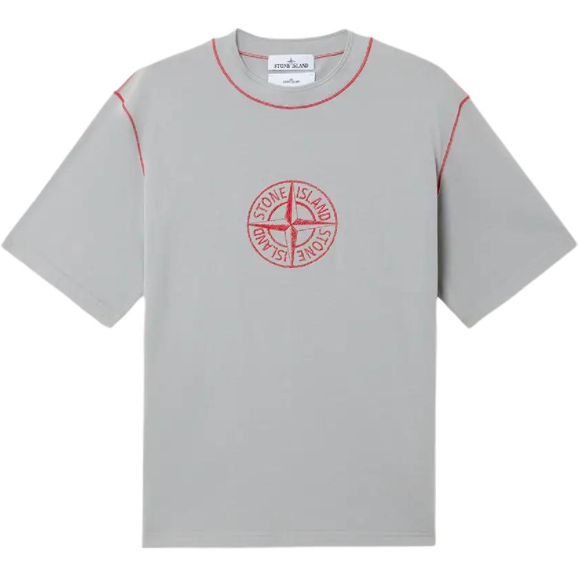 Футболка Snake Year Limited Collection Unisex Gray STONE ISLAND, серый — фото 3