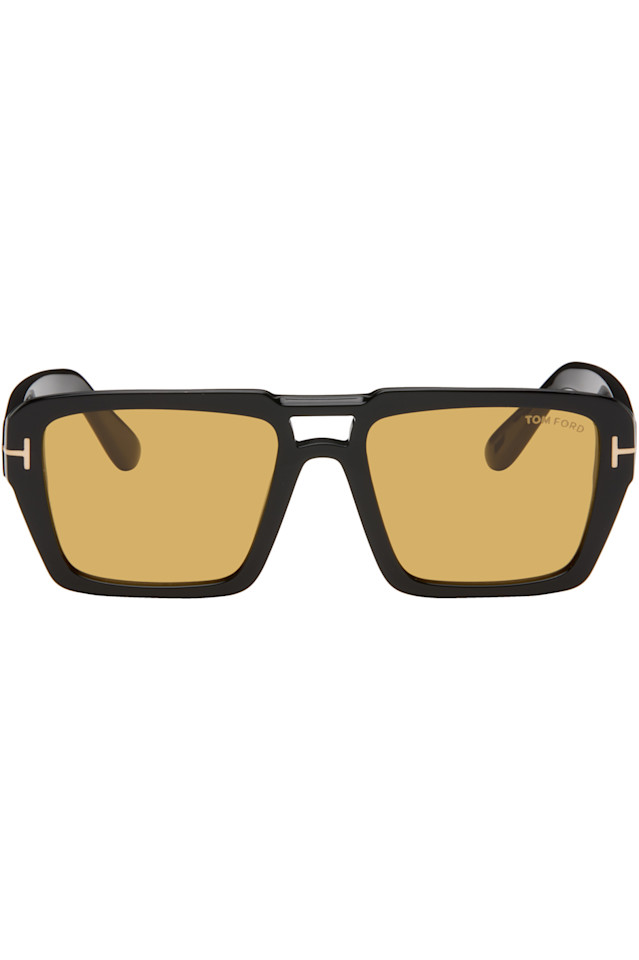 

Tom Ford Черные солнцезащитные очки Redford