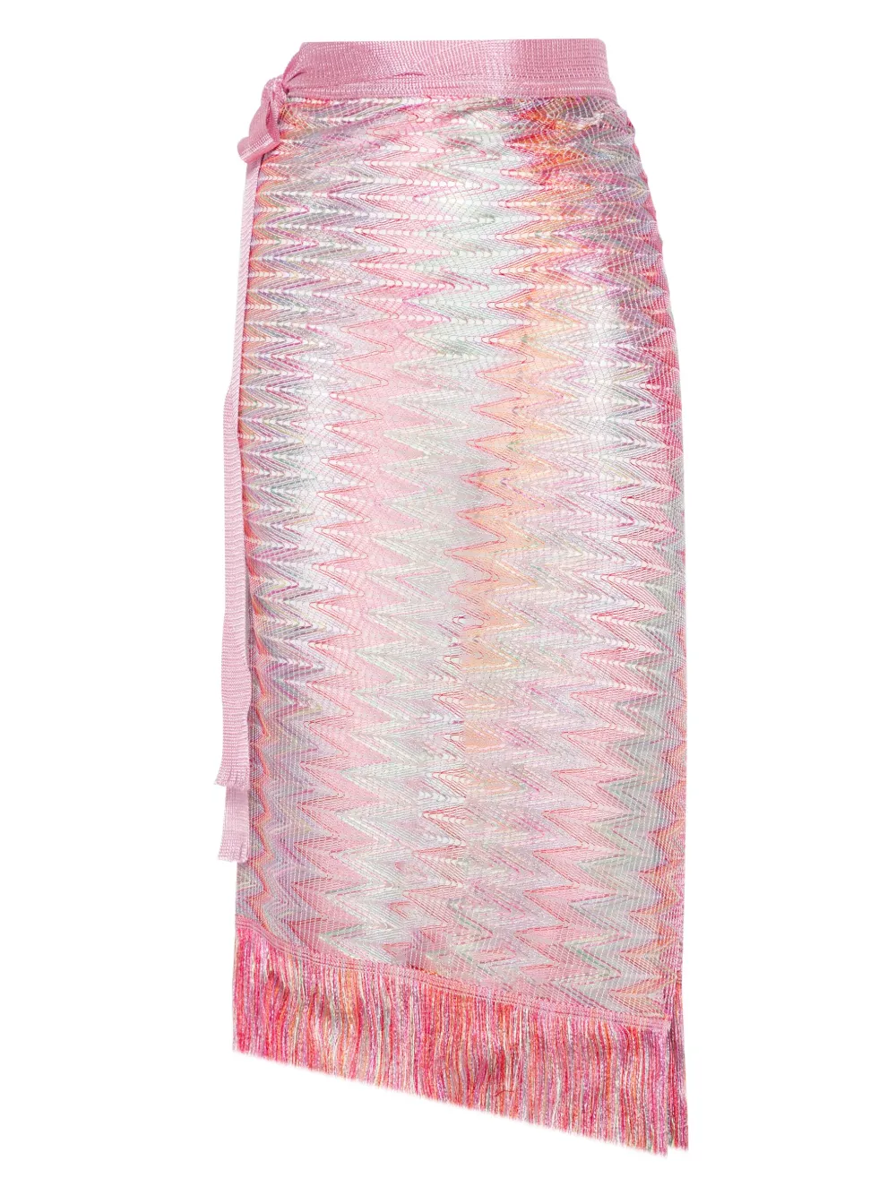 

Парео с узором зигзаг Missoni, розовый