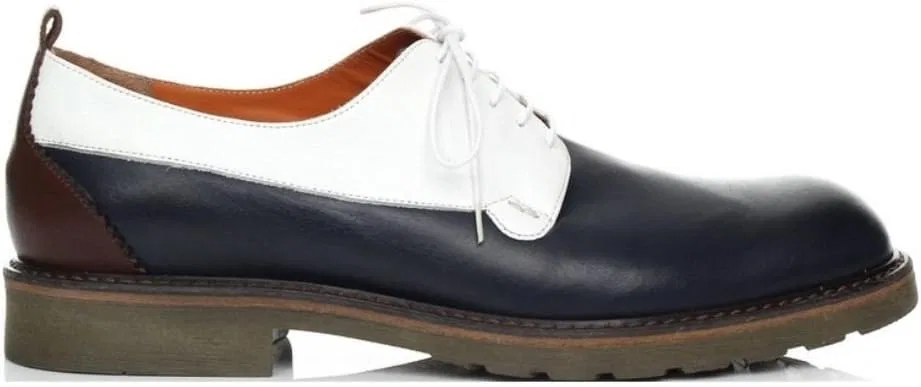 Мужские туфли Celebration Derby Modern Navy White Model M130