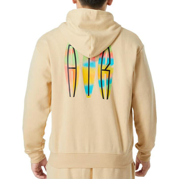 Куртка Men's Nike Printing Alphabet Zipper Hooded Running Fitness Training Jacket Khaki, хаки — фото 4