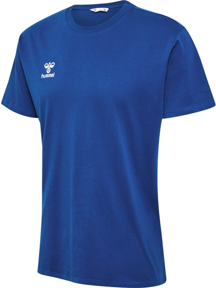 

Футболка Hmlgo 2.0 T-Shirt S/S синего цвета Hummel