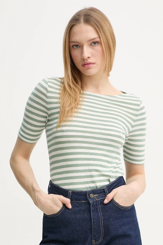 

Хлопковая футболка Marc O'Polo, зеленый