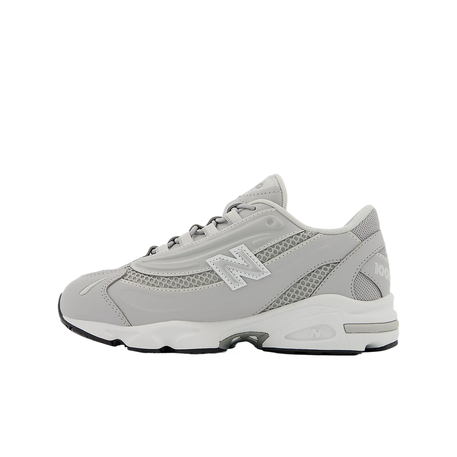 Детские беговые кроссовки 1000 Cushioning серый/белый New Balance, серый/белый — фото 4