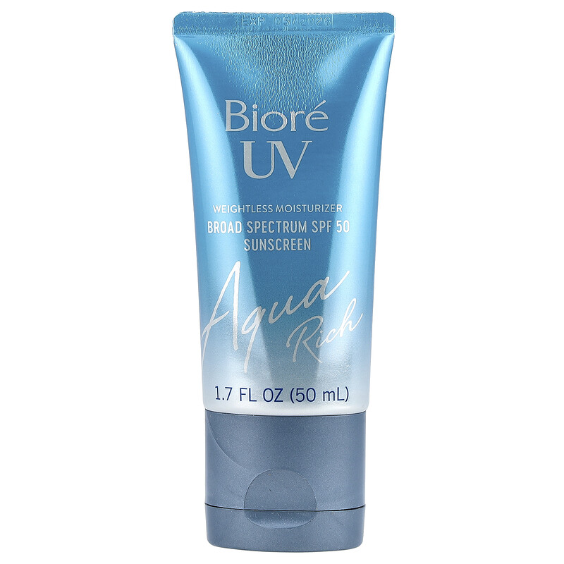 

Biore, UV Aqua Rich, лёгкий увлажняющий крем, SPF 50, 50 мл (1,7 жидк. унции)