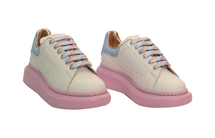 Кроссовки Alexander McQueen Kids Skateboarding Shoes PS Pink — фото 3