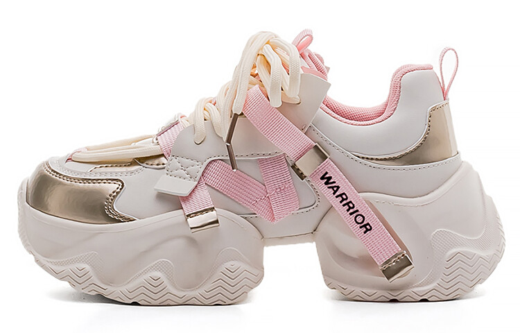 

Кроссовки WARRIOR Lifestyle Shoes Women's Low-top Beige/Gold, бежевый