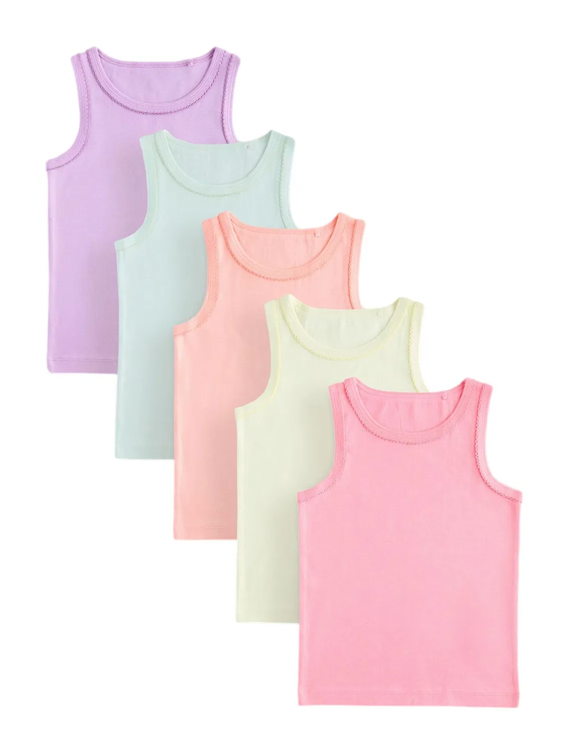 Нижняя рубашка Next, Light Yellow/Mint/Lavender/Light Orange/Pitaya