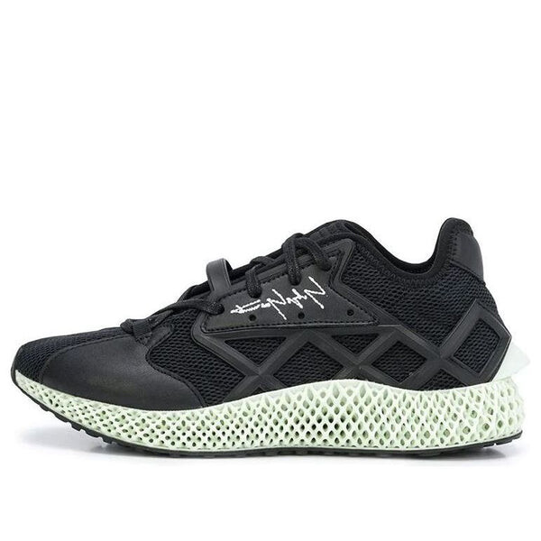 

Кроссовки y-3 runner 4d 'core black' Adidas, черный