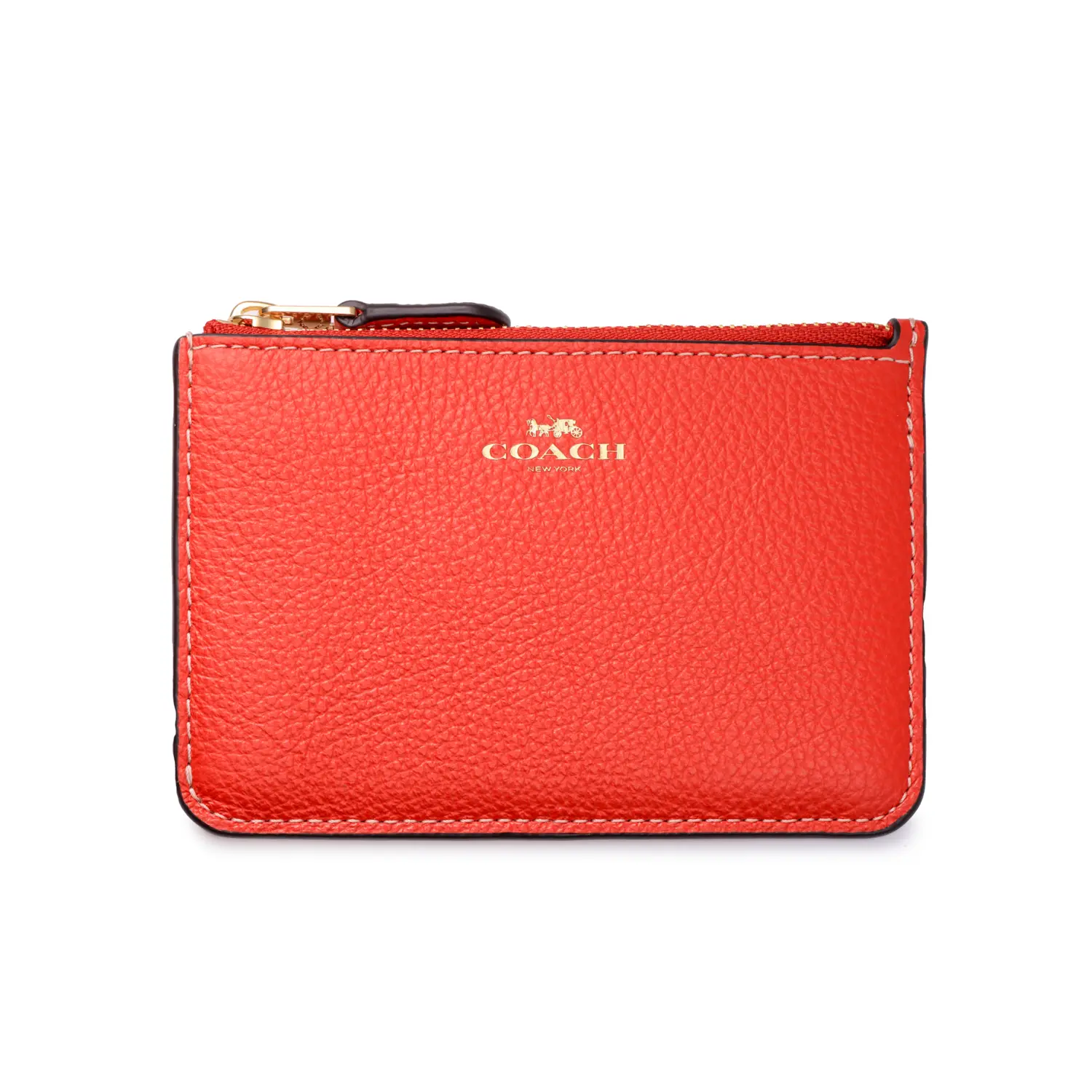 

COACH Кожаный кошелек для монет женский красный