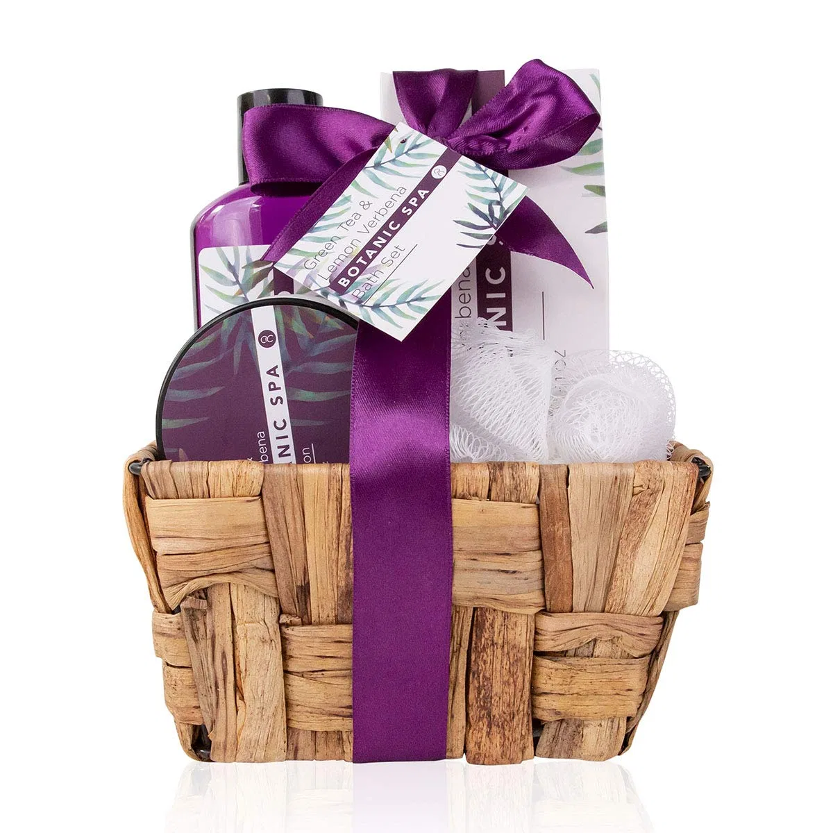 Подарочный набор Accentra Botanic Spa в корзине из морской травы Accentra, Purple
