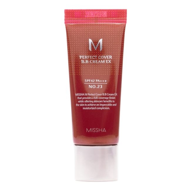 

Perfect cover bb тонированный крем для лица Missha, цвет 23 natural beige, 20 мл