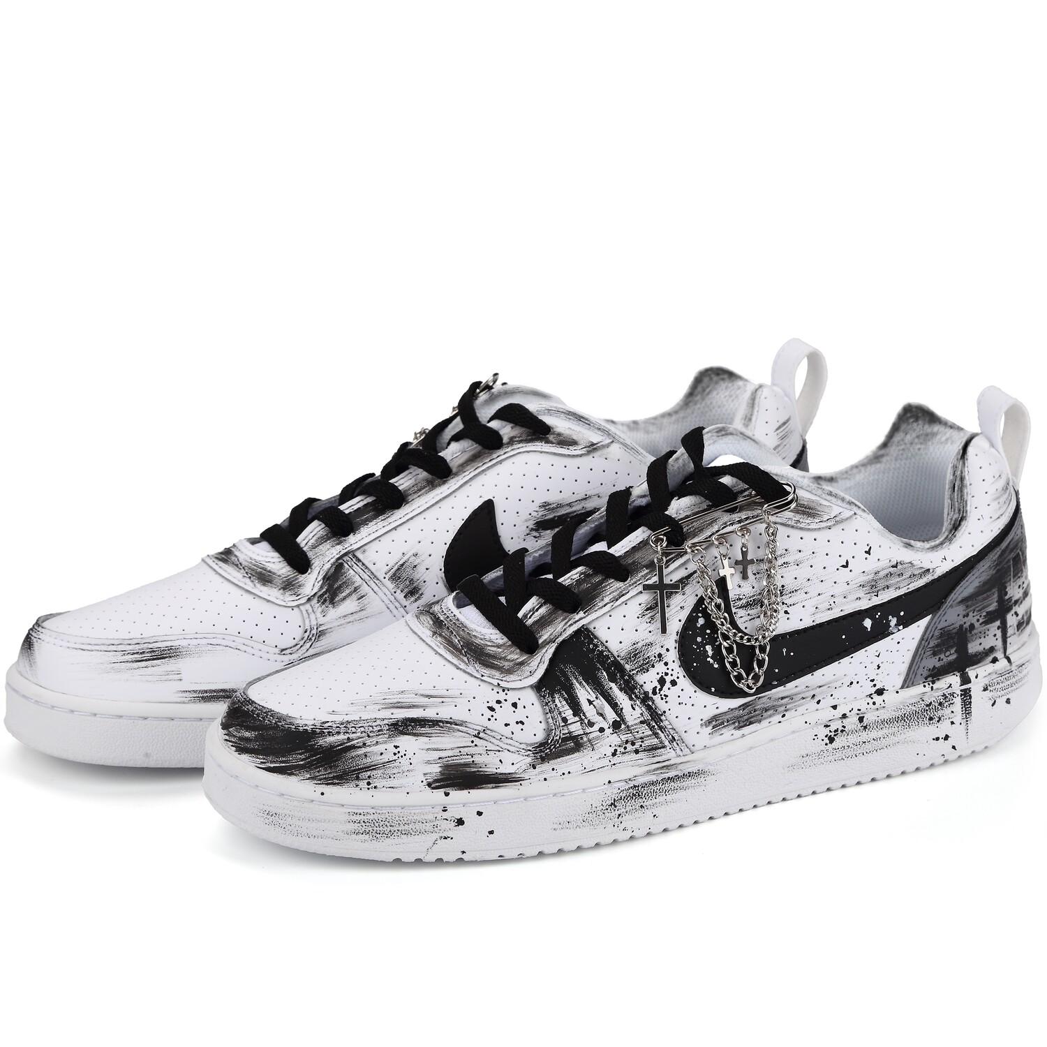 

Кеды мужские, Обувь для скейтборда Court Borough, мужская, низкая Nike, черный