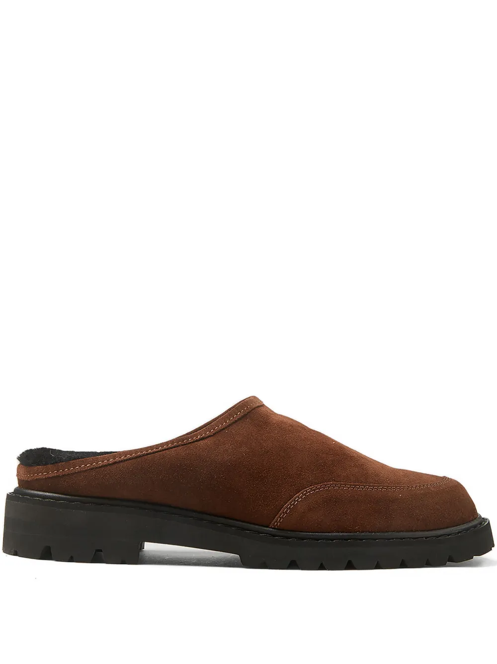 

Замшевые мюли Diemme, коричневый