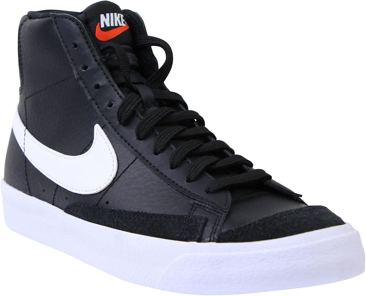 Кроссовки Nike Kids' Blazer Mid '77, белый/черный/оранжевый — фото 3