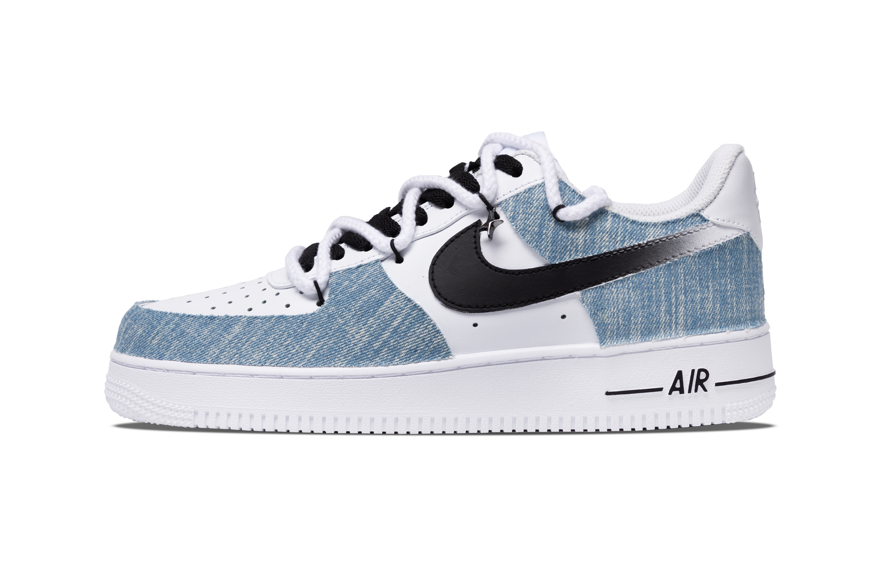 

Кроссовки Nike Air Force 1 Skateboarding Shoes Men Low-top White, цвет Cowboy Star