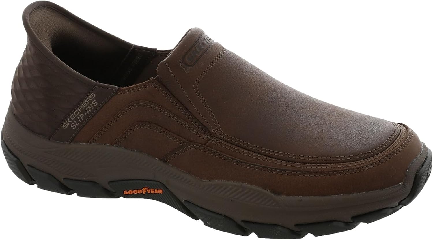Мужские кроссовки Skechers USA Respected - Elgin 204810, коричневый — фото 2